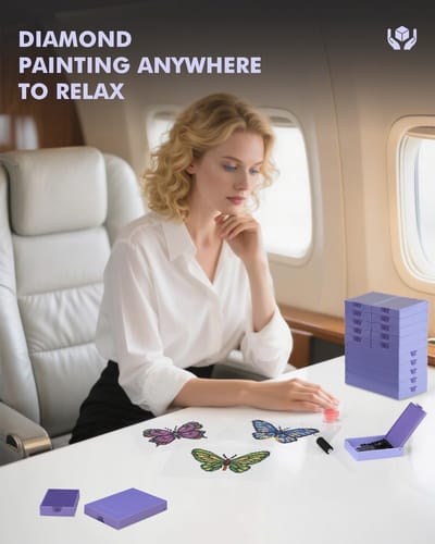 Candala accessoires voor diamant schilderen met tray – praktische tools voor diamond painting liefhebbers handig in gebruik