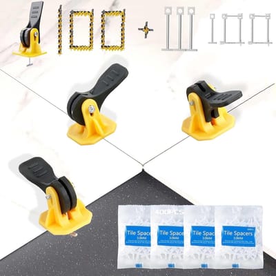 Tegel Leveling Systeem - Tegel Spacers Kit - Vloer Installatie - Herbruikbare Stalen Pinnen - 1.5 mm Voegbreedte