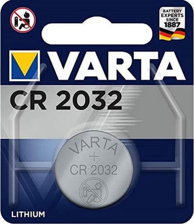 knoopcelbatterij CR2032 lithium 3V per stuk