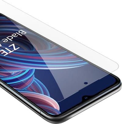Cadorabo Screenprotector geschikt voor ZTE Blade A72 5G - Pantser film Beschermende film in KRISTALHELDER Geharde (Tempered) display beschermglas in 9H hardheid met 3D Touch