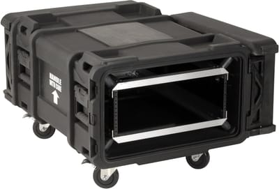 SKB - rSeries - 4U Shock Rack - Zwart - 30-inch diep - met Wielen