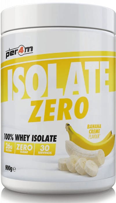 Per4m Whey Isolate Zero (900g) Banana Creme - Eiwitten - Wei-eiwit isolaat