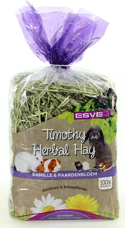 ESVE Timothy hooi met kruidenmix 600 g Kamille & Paardenbloem