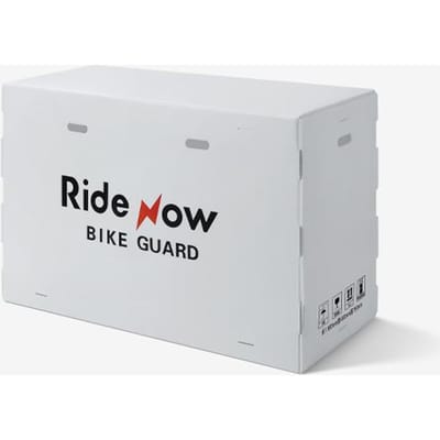 Fietskoffer met wielen voor veilige transport. Ridenow