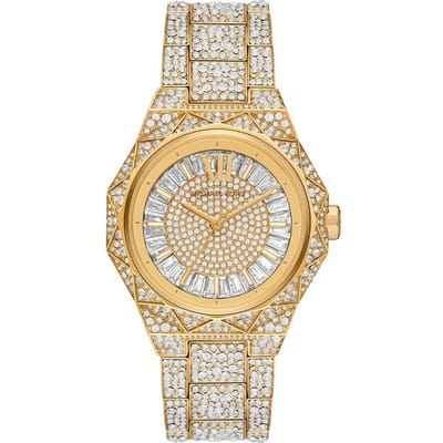 Michael Kors MK7398 Raquel Pave Goudkleurig Dameshorloge