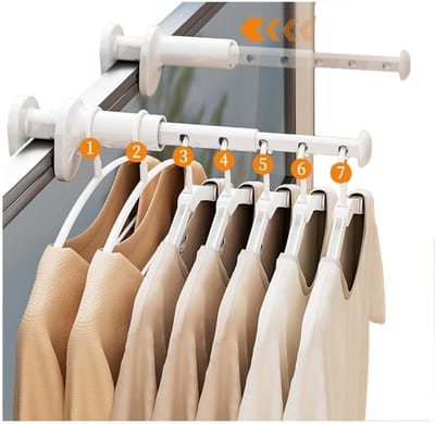 DailySupplies® Wanddroogrek - Droogrek Inklapbaar - Wasrek - Droogtoren - Droogrekken - Wit