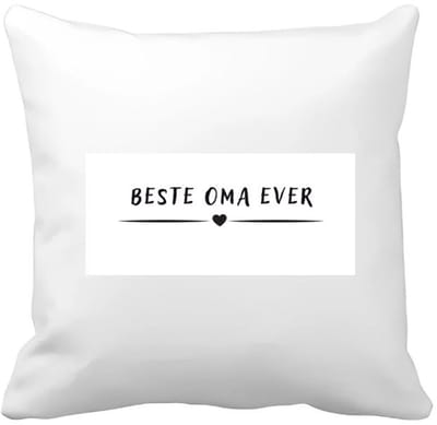 Akyol - beste oma ever Kussen hoes - Oma - grandma - leuk cadeau voor je oma - 40 bij 40 cm