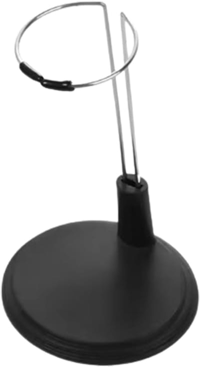 Poppenstandaard - Poppenhouder Display - Poppen Presenteren - Antislip Stabiel Ontwerp - 12-14 cm - Zwart