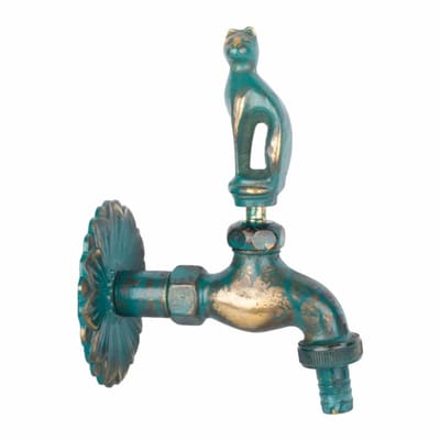 Nostalgische Tuinkraan Kat Patina 1/2"