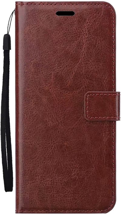 Hoesje Met Pasjeshouder - Geschikt voor Samsung Galaxy S26 - Luxe Bookcase Portemonee - Flip Case - Kunstleer Book Case - Flipcase - Book Cover - Walletcase - Portemonneehoes - Bruin