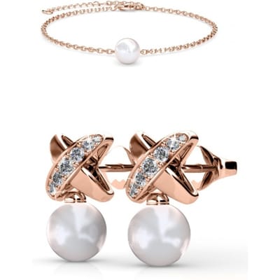 Chris Pearl Kristallen set en doos - Kristal