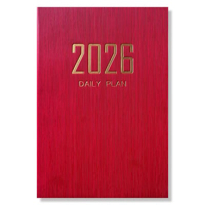 2026 Agenda - Weekagenda 7D/2P - A5 Softcover Rood - 15x21cm