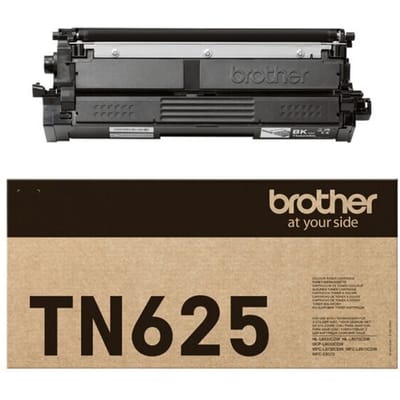 Originele Brother-toner TN-625BK, tot 3000 pagina's, losse verpakking, zwart