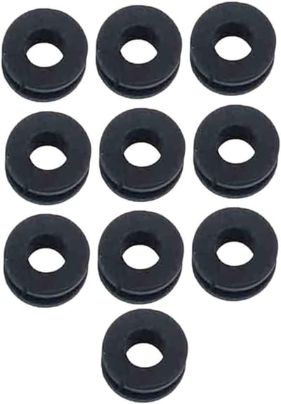 10 Stuks Verstelbare Rubber Ringen voor Motoren en Elektrische Voertuigen voor Demping en Bescherming