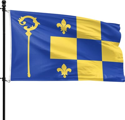 VlagDirect - Heumen vlag - Gemeente Heumen vlag - 90 x 150 cm.