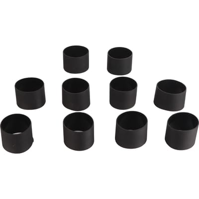 10 Pièces Antidérapant Résistant à la Chaleur Silicone Manchon Bouteille Tasse Housse Protecteur Mug Eau Noir