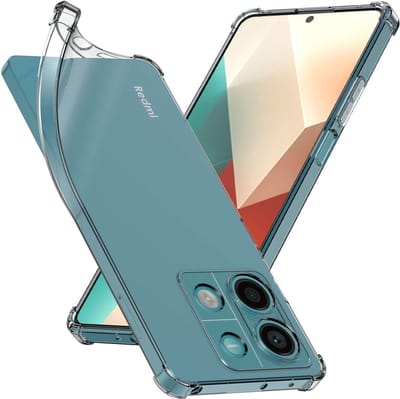 ebestStar - Hoes geschikt voor Xiaomi Redmi Note 13 5G, Silicone Slim Cover Case, Versterkte Hoeken en Randen hoesje, Transparant