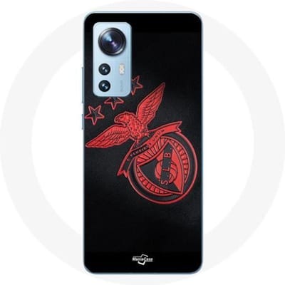 Xiaomi 12X hoesje slb benfica zwarte achtergrond