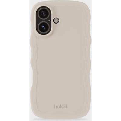 Phone Case Wavy Light Beige iPhone 16