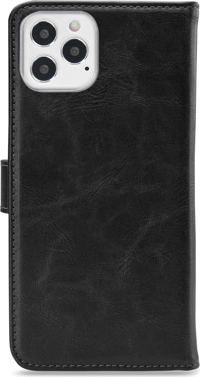 My Style Telefoonhoesje geschikt voor Apple iPhone 12 Hoesje | My Style Flex Wallet Bookcase Portemonnee | Pasjeshouder voor 3 Pasjes | Telefoonhoesje voor Pinpas / OV Kaart / Rijbewijs - Zwart