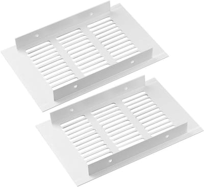 Ventilatieroosters - Luchtgaten - Kasten Ventileren - Aluminium Legering - 100 x 150 mm - Wit