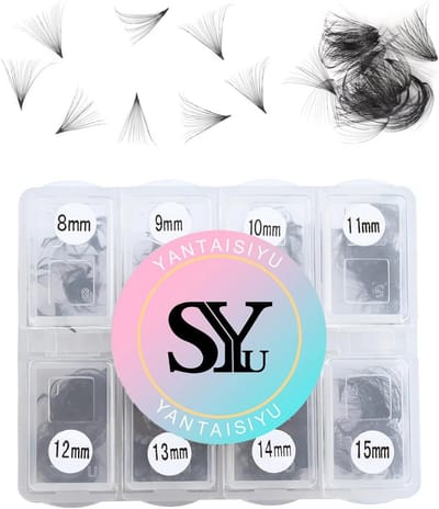 600 Stuks Volume Wimpers Nooit Meer Handmatig Fans - Easy Fan Lash Extensions 8-15mm