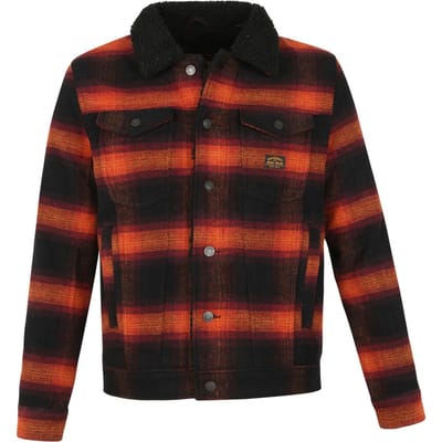 Superdry Heren Wollen Highwayman Trucker jas met sherpa - Maat 3XL