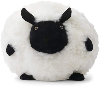 Sheepskin House - Schattig Schapen Kussen - D34 cm