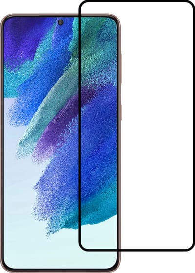 Screenprotector - Geschikt voor Samsung Galaxy S21 FE - Full Cover - Beschermglas - Gehard Glas - Tempered Glass - Screen Protector