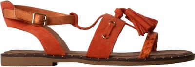 Platte sandalen met bandjes
