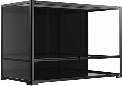 Terra Della Knockdown terrarium 90 x 45 x 60CM voor reptielen, amfibieën en insecten