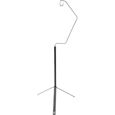 Draagbare Tripod Camping Lichtstandaard Buiten Hanglamp Houder met Draagtas Eenvoudig te Installeren voor Tent Camping Haak zwart