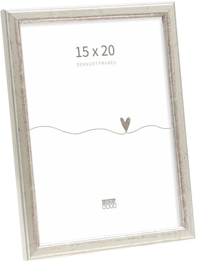 Deknudt Frames fotolijst S236D1 - zilver hout - voor foto: 15x20 cm