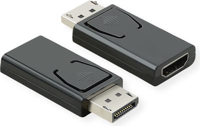 Value 12.99.3158 DisplayPort / HDMI Adapter [1x DisplayPort stekker - 1x HDMI-bus] Zwart