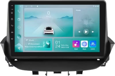 Autoradio met bluetooth - Carplay - Voor Renault Laguna 2 (2001-2007) - Geschikt voor Apple en Android - Stereo - Navigatie - Navigatiesysteem auto - 1GB 32GB