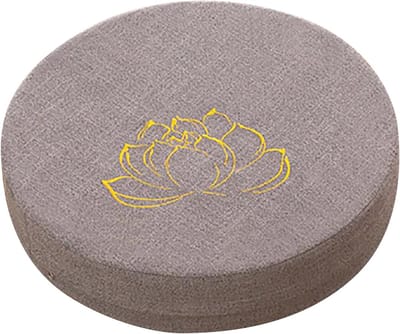 Meditatiekussen Rond - Zitkussen Vloer - Rustig Zitten - Afneembare hoes - 40 cm Diameter - Grijs