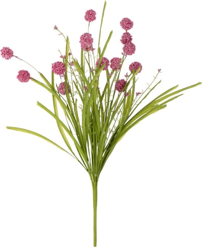 J-Line decoratie tak Paars Heelkruid - kunststof - roze/paars
