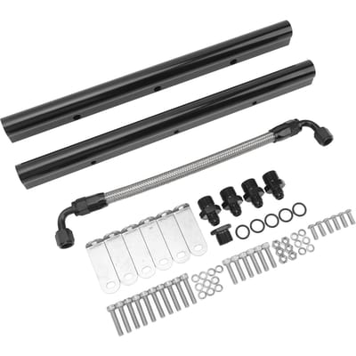EFI Brandstofrails Set Inlaat Aluminiumlegering Inlaatspruitstukken Brandstofrails Kit voor LS LS1 LS2 LS3 LS6 LSX Motor