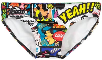 Turbo Yeah Comic Zwemslip Veelkleurig 5-6 Years Jongen