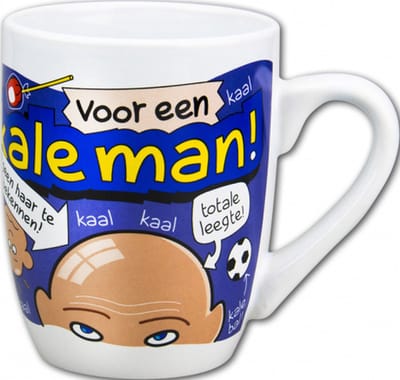 Mok - Cartoon voor man - 350 ml keramiek - cadeauverpakking