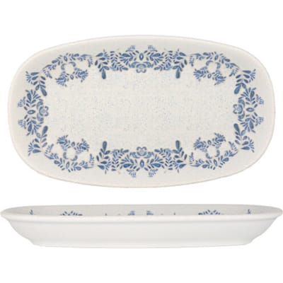 Rinart Serveerschaal - Valeria - Porselein - 30x18 cm - set van 2