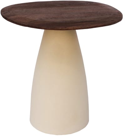Brix - Salontafel Marron - Beige - Mangohout - 50 cm