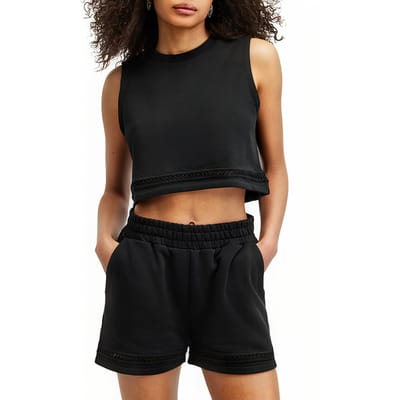 AllSaints Ewelina Lila Top Black Größe: L | Tanktops Outlet | Damen | Schwarz