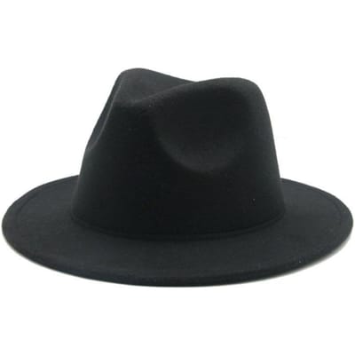 Chapeau femme chapeau hiver luxe homme chapeaux pour femme mode formelle mariage décorer camel panama casquette jazz bord plat haut-de-forme black