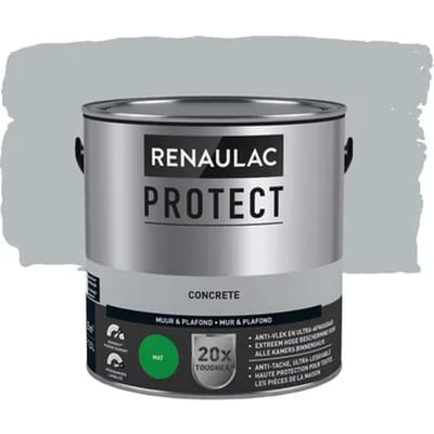 Renaulac Protect Muurverf - Mat - Concrete - 2,5l