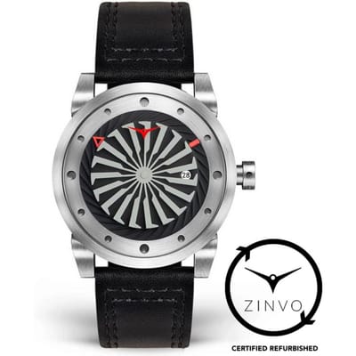 Outlet Special - Refurbished Zinvo Blade Rotating Turbine Automatic 44mm Edelstaal | Silver 215