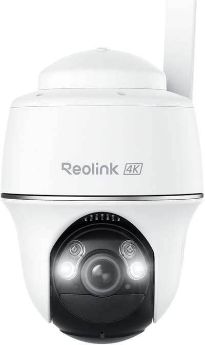 Reolink Go PT Ultra 4K LTE Mobiele Beveiligingscamera Draadloos Buiten, Geen WiFi, 3G/4G LTE, Batterijgevoed, SIM-kaart Inbegrepen, Kleuren Nachtzicht, Slimme Detectie, Tweewegs Audio, Lokale/Cloud Opslag