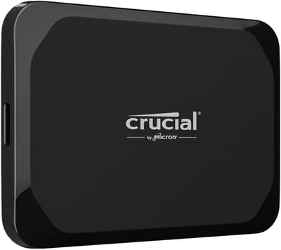 Crucial X9 Portable SSD | 2TB | USB 3.2 Gen2 Type-C | 1.050MB/s Lezen | 1.050MB/s Schrijven | Zwart