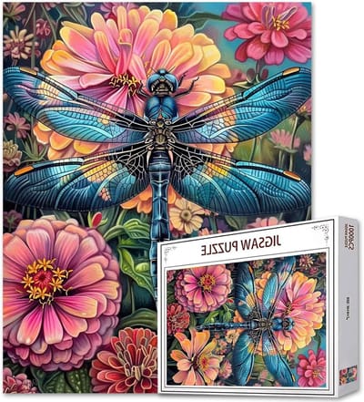 Legpuzzel Volwassenen - 1000 Stukjes Puzzel - Ontspannende Activiteit - Recycled Karton - 50x70cm - Bloemen Artwork