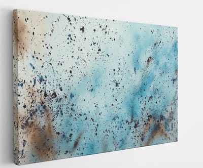 Saammp Canvas Schilderij - abstracte compositie - 45x30 - Foto op canvas - Wanddecoratie - Muurdecoratie Woonkamer - Slaapkamer decoratie - Canvas Print